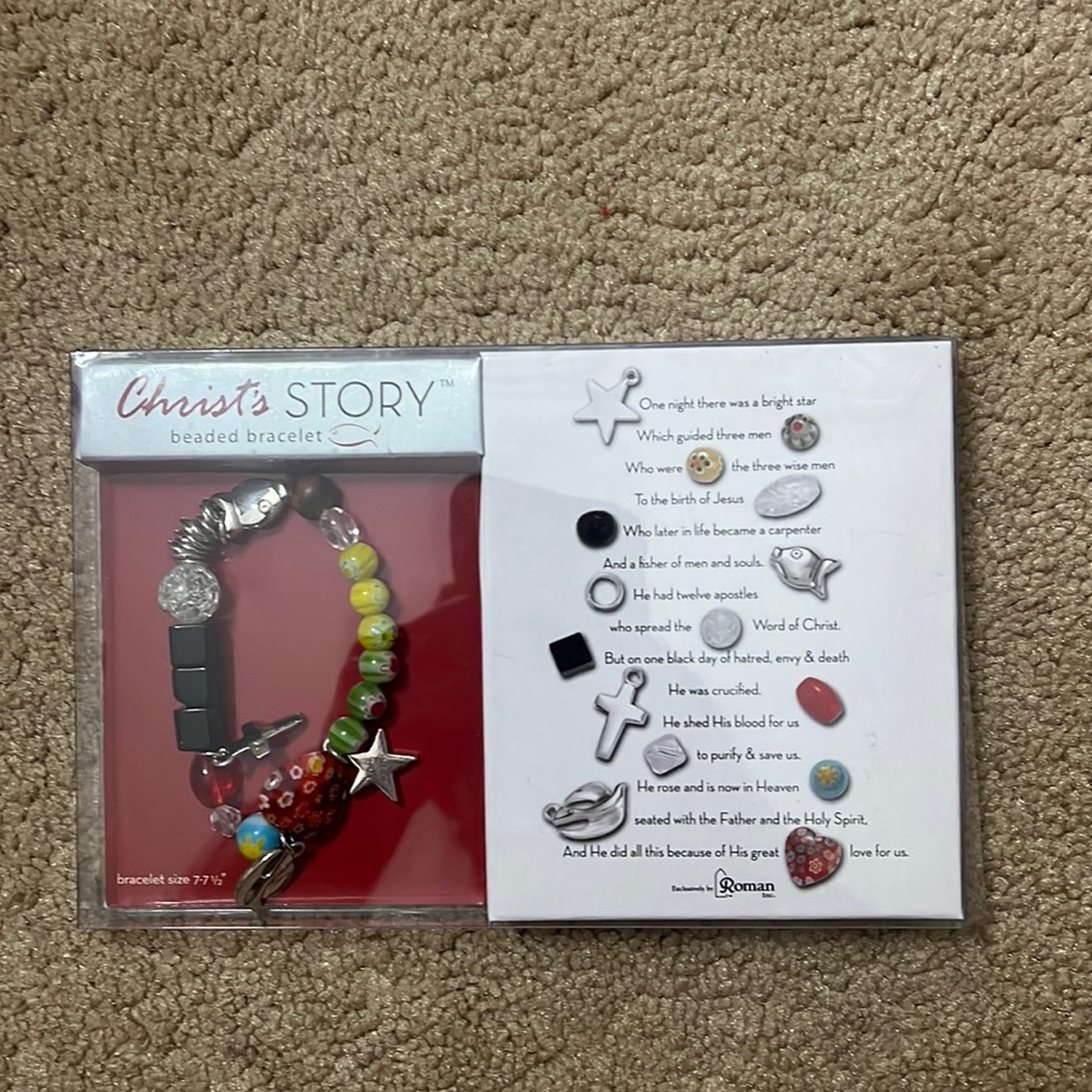 Christ’s story beaded bracelet